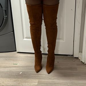 Women’s thigh high stiletto boots
